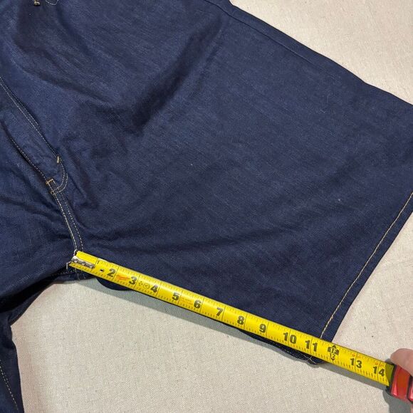 NWT Mens Levi's Sz 52 Big and Tall 569 Loose Straight Fit Dark Wash Denim Shorts - Picture 6 of 7